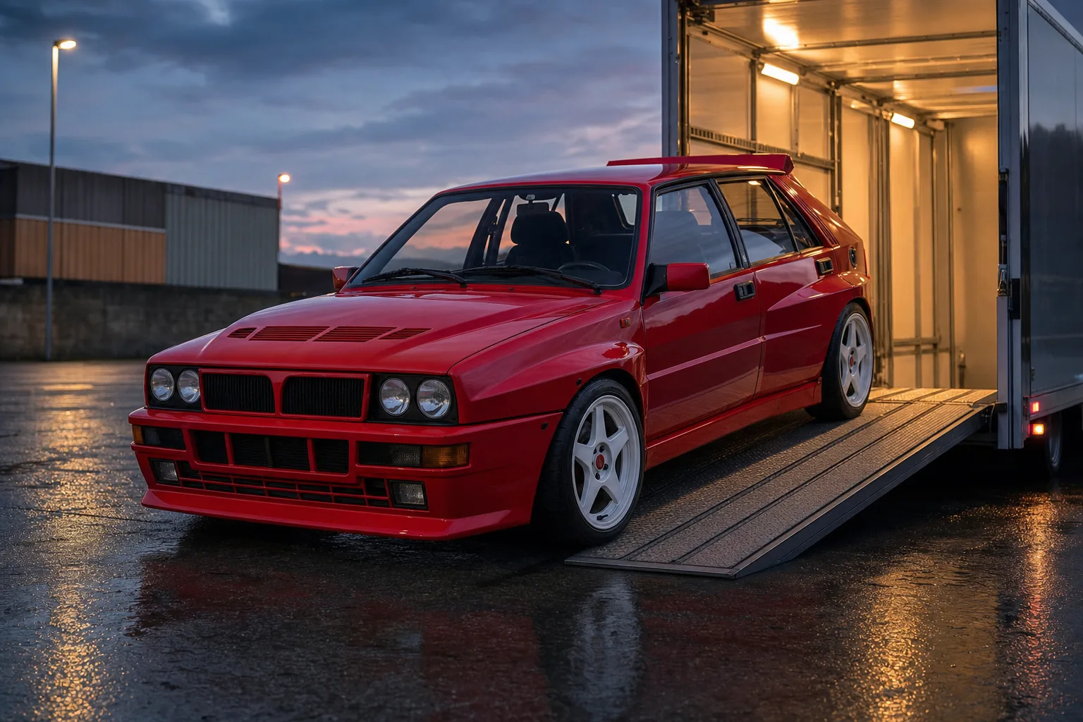 Lancia Delta HF Integrale på väg mot en noggrann köpinspektion